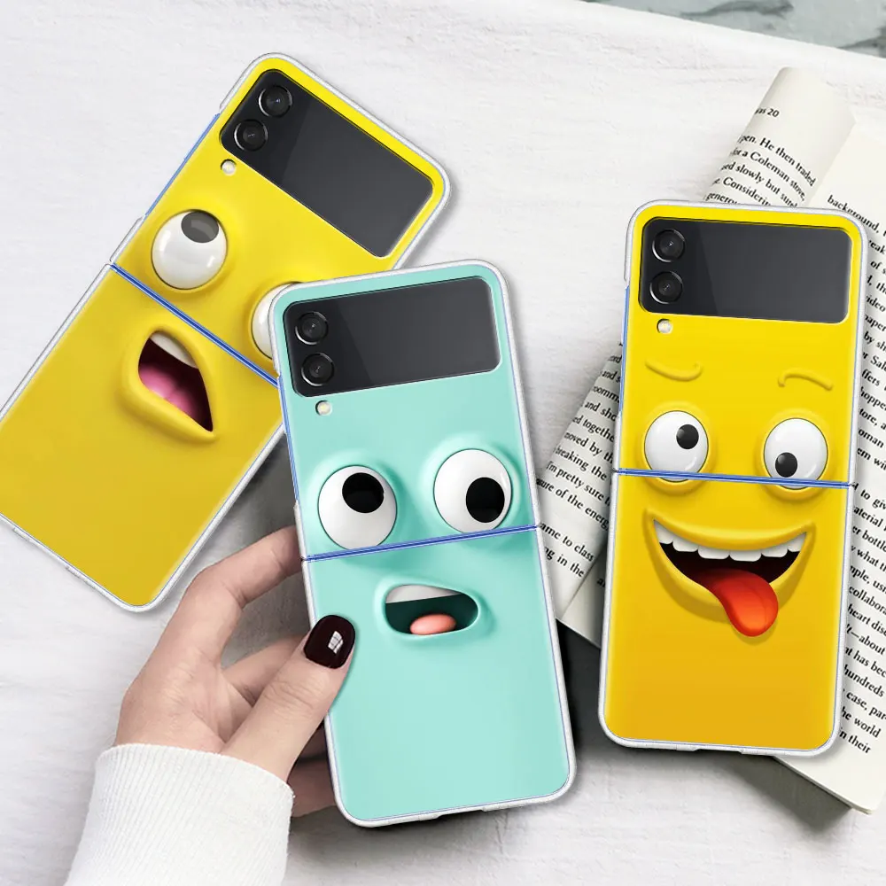 Чехол для Samsung Galaxy Z Flip 3 5G Прозрачный жесткий чехол сотового телефона ZFlip3