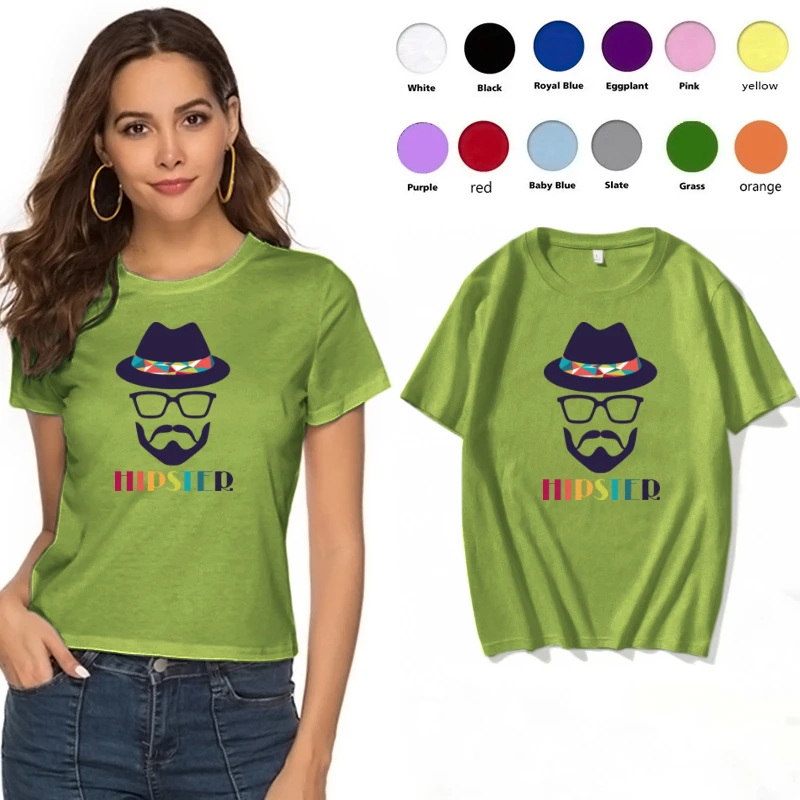 

Foreign trade speed sell through Europe and the United States cross-border amazon wish printing short sleeve T-shirt female leis
