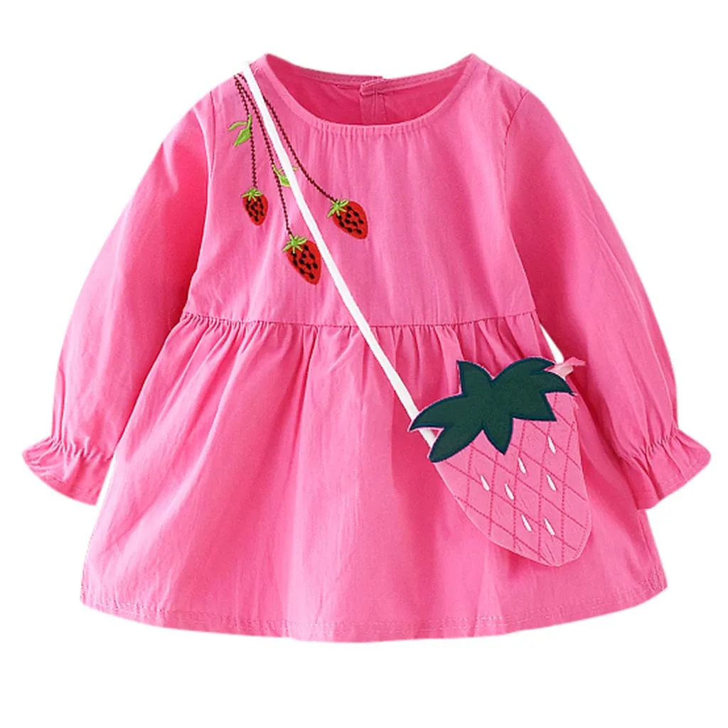 Детское платье для маленьких девочек праздничное принцессы с длинными рукавами