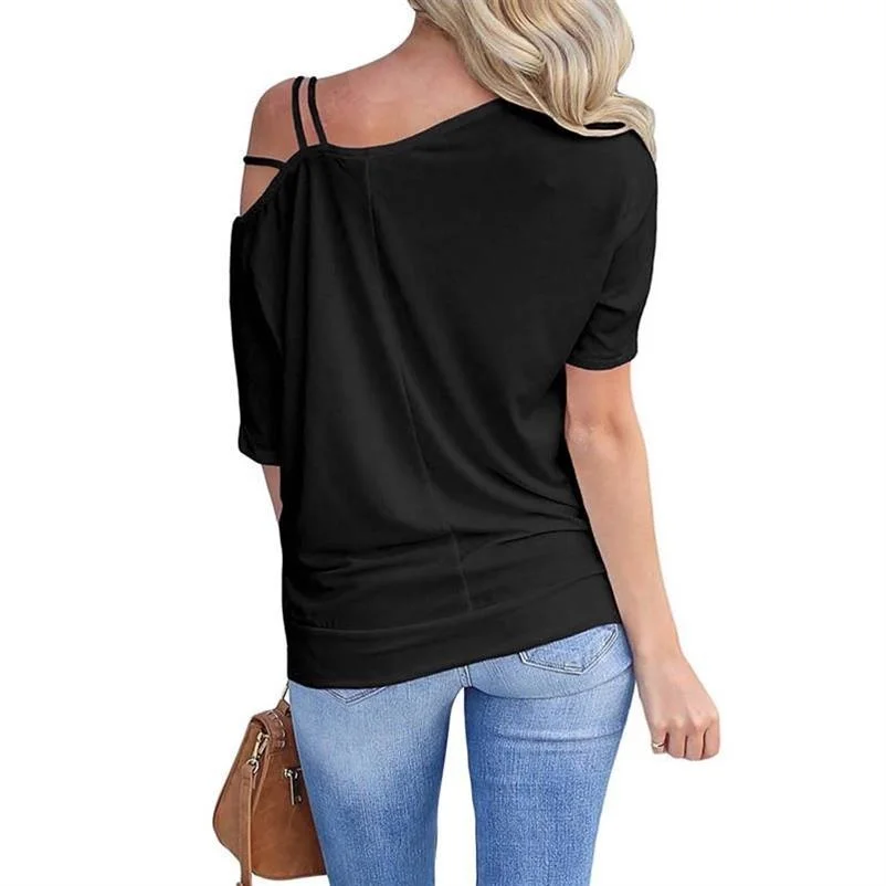 

New Arrival T-Shirt For Women Slanted Shoulder Sleeve Summer Casual Loose Tops Tees Baseball Mom 3D Letters Print Tops T-Shirt