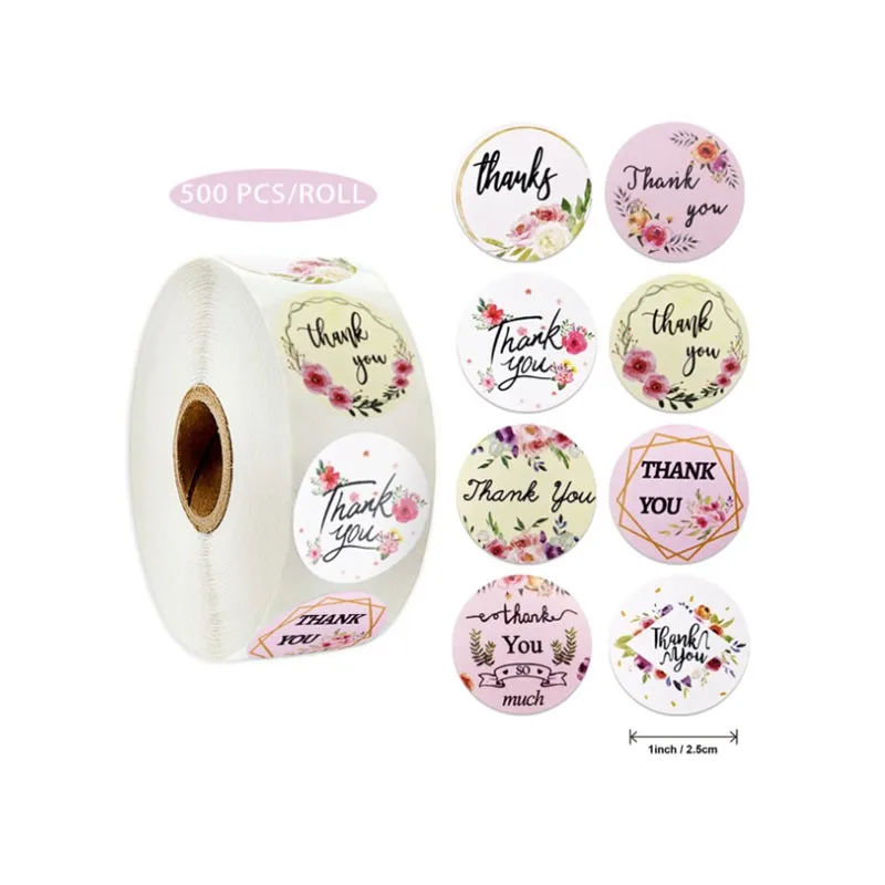 500 шт./рулон наклейки для цветов | Дом и сад