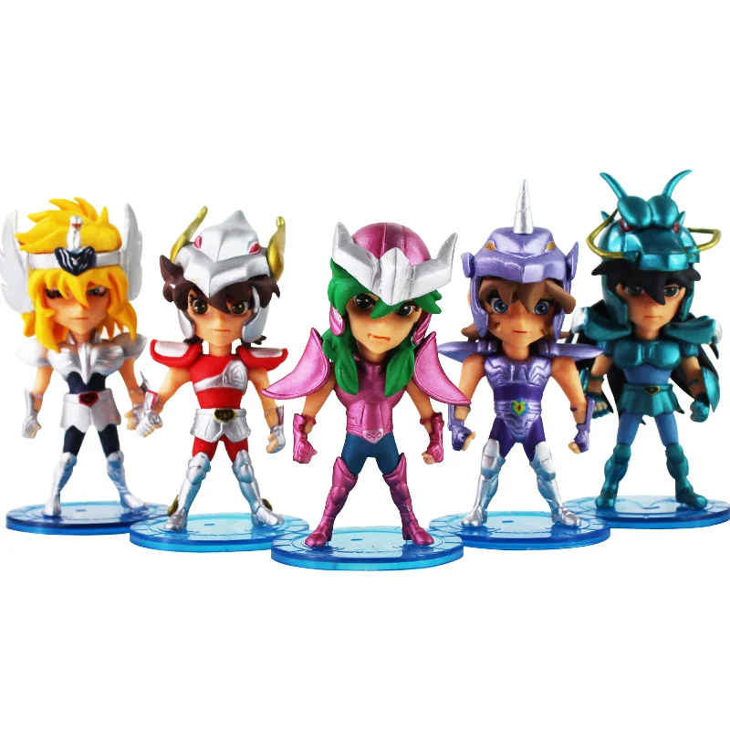 5 шт./компл. аниме святая Сейя мистическая одежда Рыцари зодиака Shiryu избегать Jabu