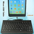 Проводная клавиатура против отпечатков пальцев для Teclast P80 ProX80 ProP80X 4G планшет USB Проводная клавиатура светильник и тонкий дизайн + кронштейн