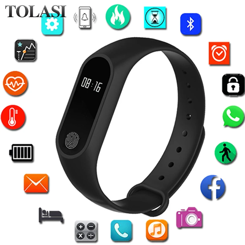 Смарт-часы с браслетом мужские спортивные светодиодные цифровые часы