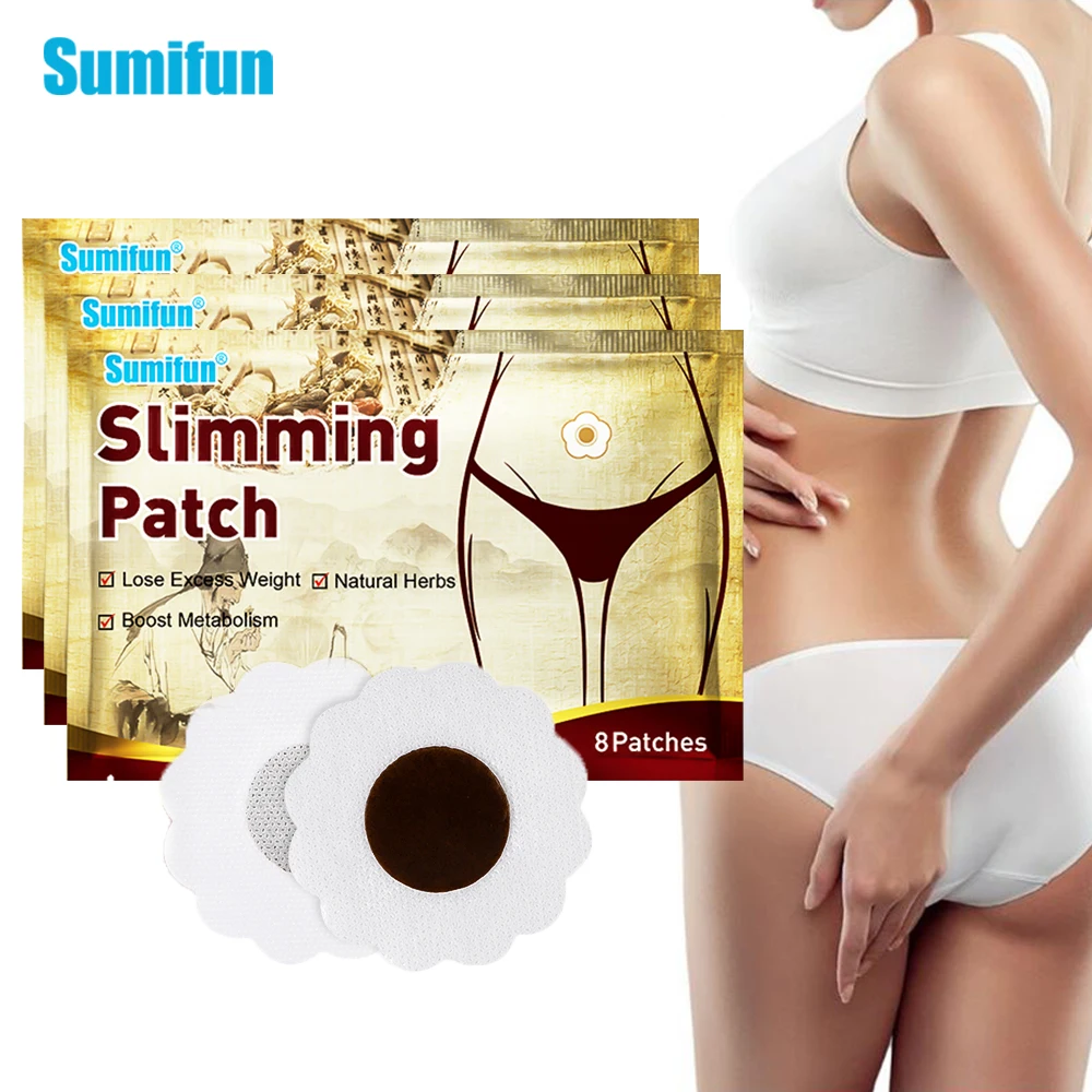 

24pcs Fat Burning Losing Weight Plaster Cellulite Fat Burner Weight Loss Paste Belly Waist Slim Navel Patch Slimming Products