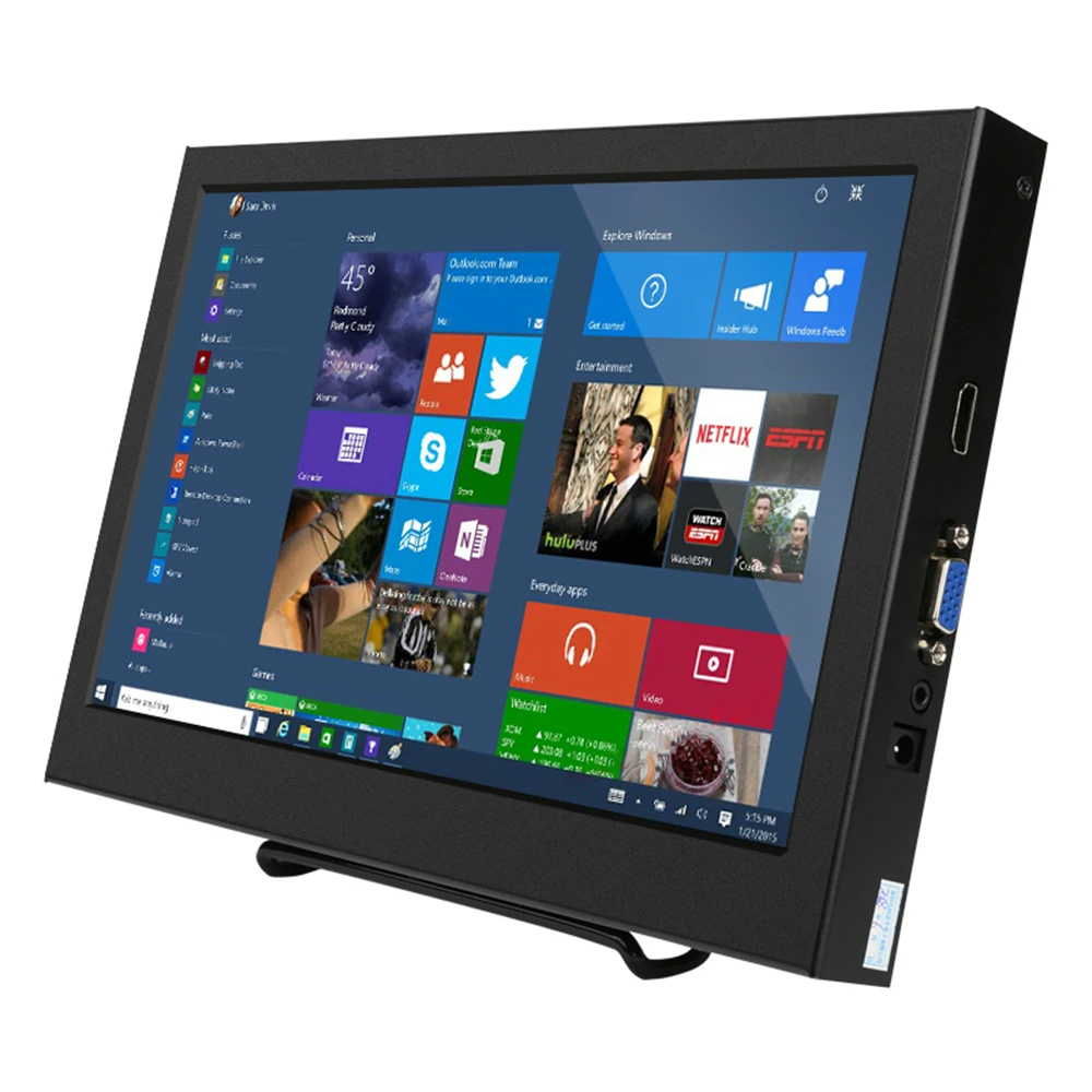 Monitor portátil HD IPS 11,6 P, pantalla LCD para PS3, PS4, XBOX360, interruptor con VGA, HDMI, 1080 pulgadas, Monitor para juegos de ordenador