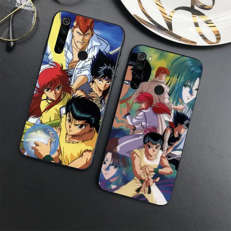 

Japan anime Yu Yu Yuyu Hakusho Phone Case For Xiaomi Redmi note 7 8 9 11 t s 10 A pro lite funda shell coque cover