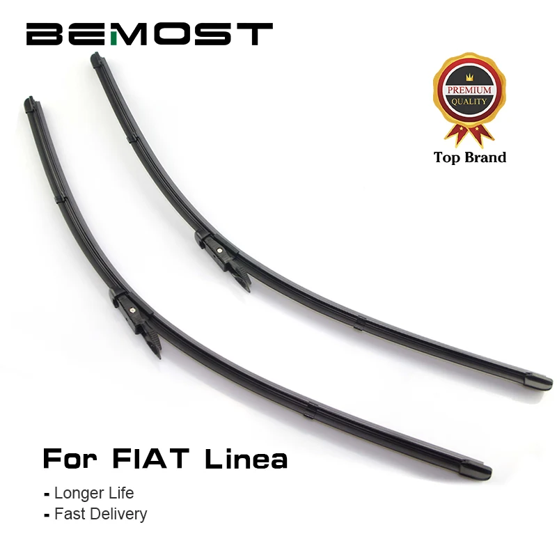 

BEMOST Car Front Window Windshield Wiper Blades For Fiat Linea 26"+15",2007 2008 2009 2010 2011 2012 2013 Fit Pinch Tab Arm