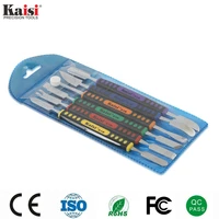 kaisi 6pcs dual ends metal spudger set for iphone ipad tablet mobile phone prying opening repair tool kit hand tool sets