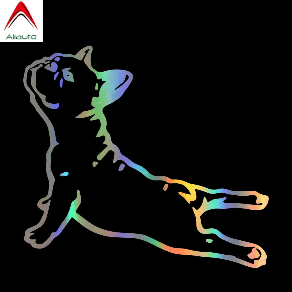 

Aliauto Личность Прекрасный автомобиль Стикеры Lazy Dog пасти на борту Автомобильный Стайлинг Аксессуары для мотоциклов ПВХ наклейки, 16 см * 14 см