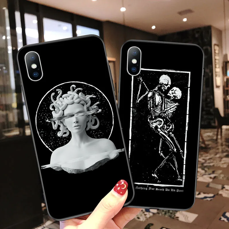 Масляная краска для iPhone 6 6s 7 8 Plus X XR XS Max 5 5s SE чехол телефона модный абстрактный