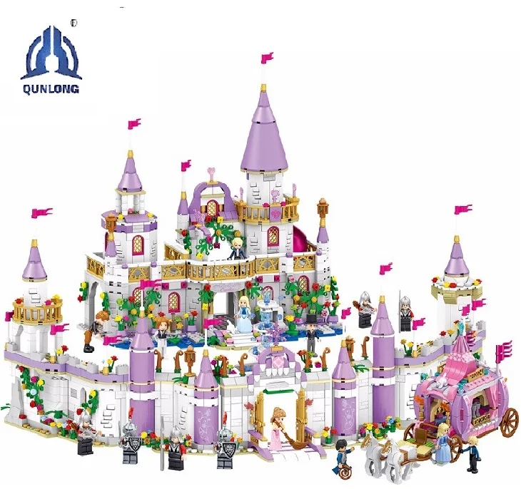 Строительные блоки совместимые с Legoings для девочек 7 в 1|Блочные конструкторы| |