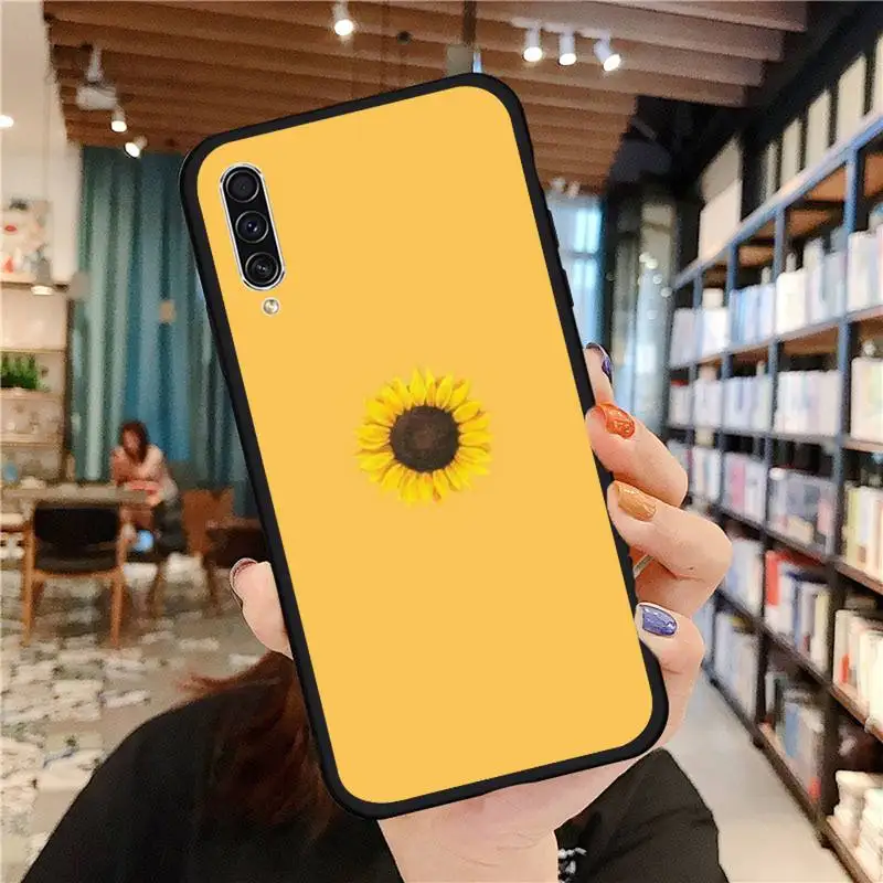 

Sunflower Art Aesthetic Phone Case For Samsung galaxy S 21 20 10 8 A 50 21s 51 71 70 40 20 20e note 10 plus Ultra 5g fe