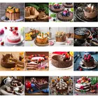 Алмазная 5D картина сделай сам для выпечки торта, вышивка крестиком, полноразмерная, Круглая Мозаика, картина, украшение для дома, магазин тортов