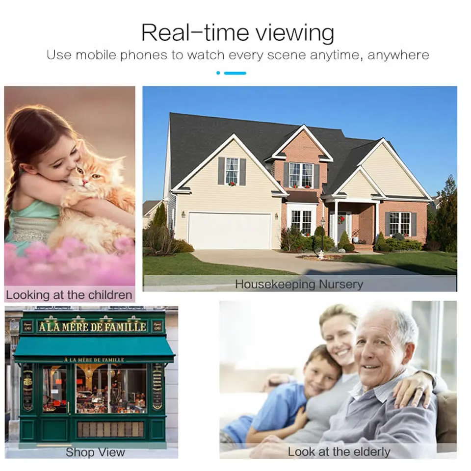 A10 Мини WiFi камера 1080P HD ИК Ночное Видение Домашняя безопасность IP CCTV Обнаружение