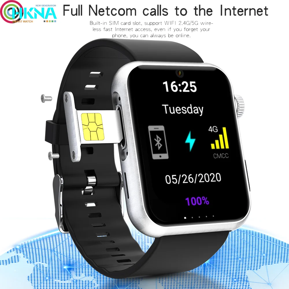 Смарт часы Netcom 4G Android SIM карта Wi Fi GPS Bluetooth|Смарт-часы| |