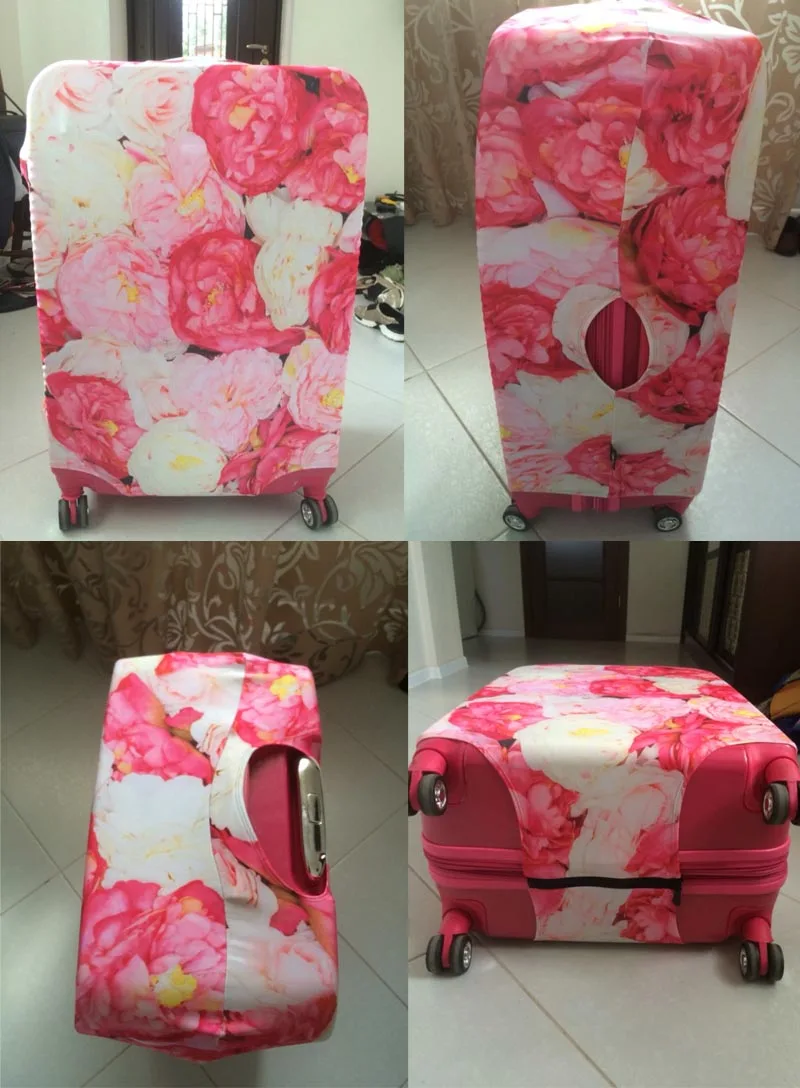 ADVOCATOR Plaid Printing Travel Lattice Luggage Protective Cover Thick Elastic with Zipper Protector Suitcase 18-30 Inch Case