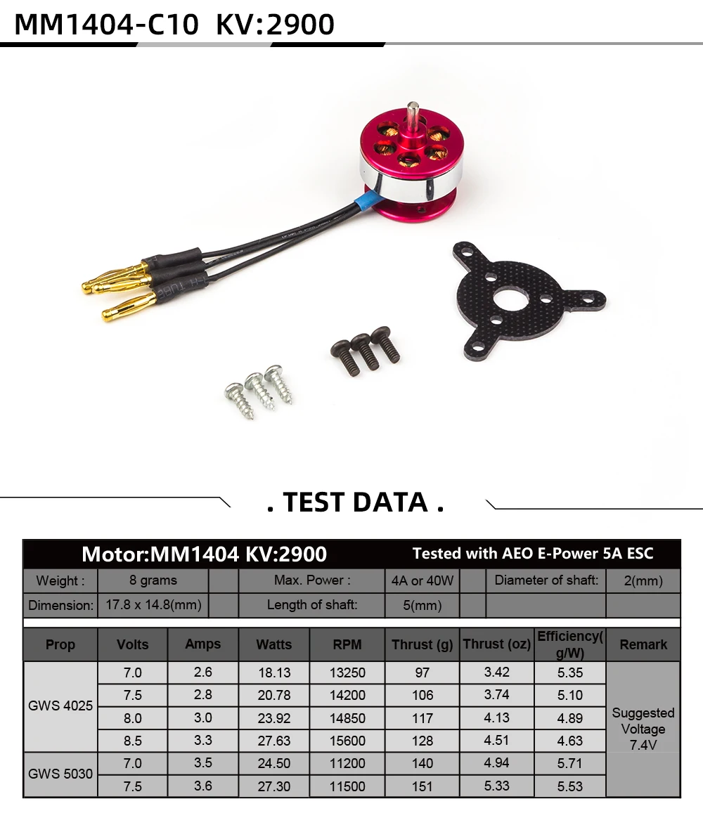 AEORC бесщеточный двигатель C10 1404 2900KV 2100KV 2 мм вал бесщеточный двигатель для RC самолета мульти-коптера