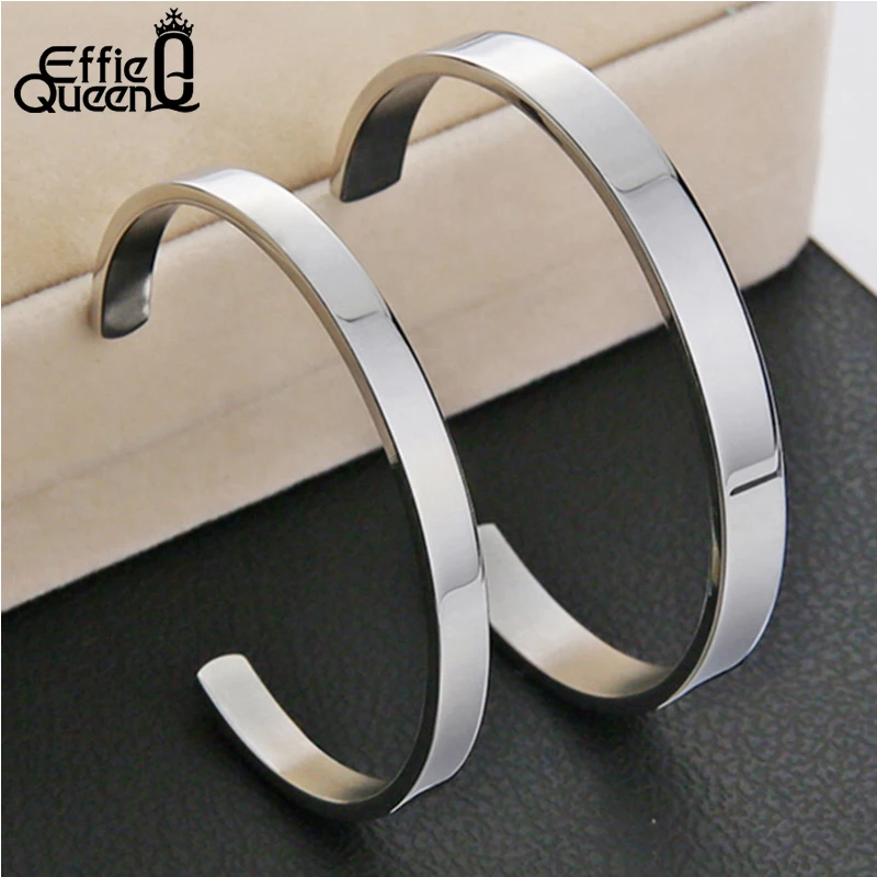 Браслет из нержавеющей стали с гравировкой имени для влюбленных 3 цвета|Цепочки и