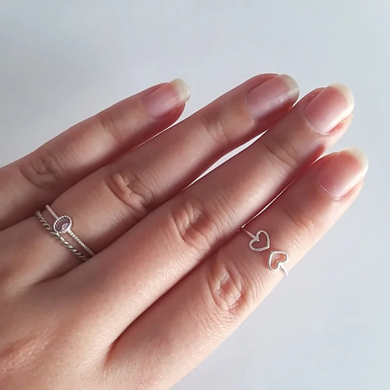 Trustdavis 100% 925 пробы коктейльное Открытое кольцо для женщин из серебра ювелирные