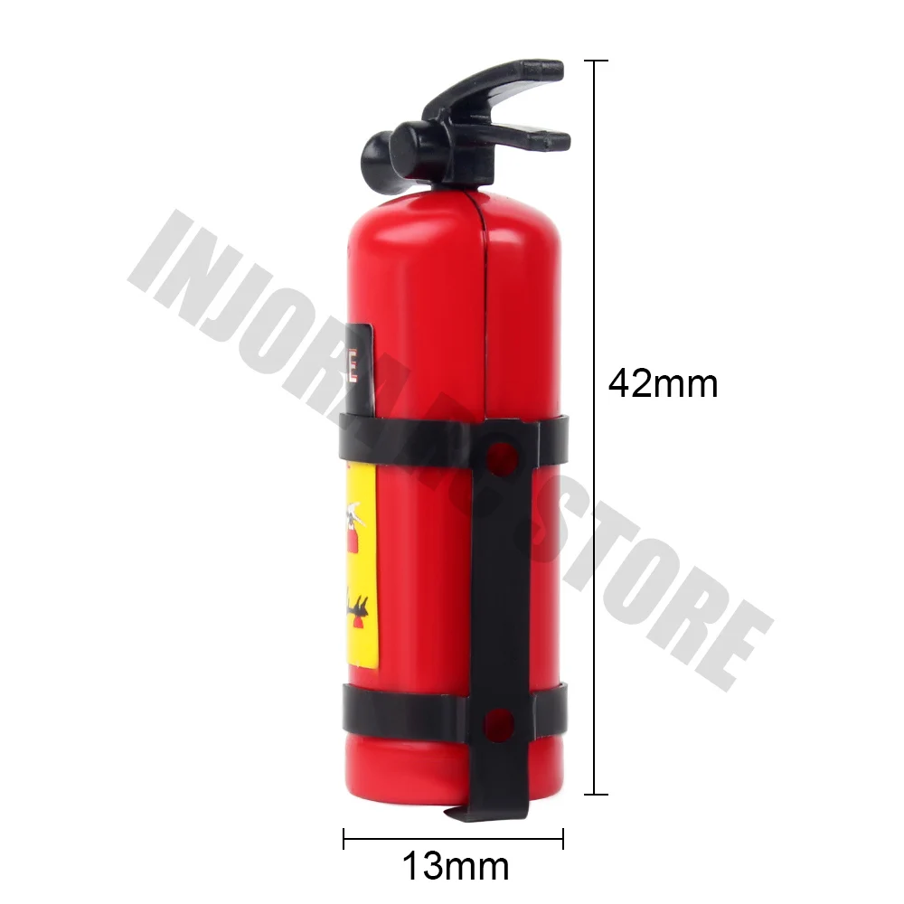 1 шт. пластиковый RC Гусеничный Огнетушитель с наклейкой для 1/10 автомобиля осевой