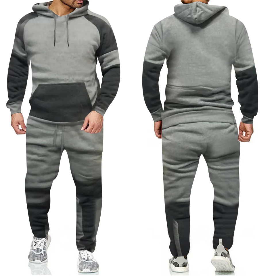 

2021 fashion Hoodie suit men's spring and autumn suit leisure men's sportswear