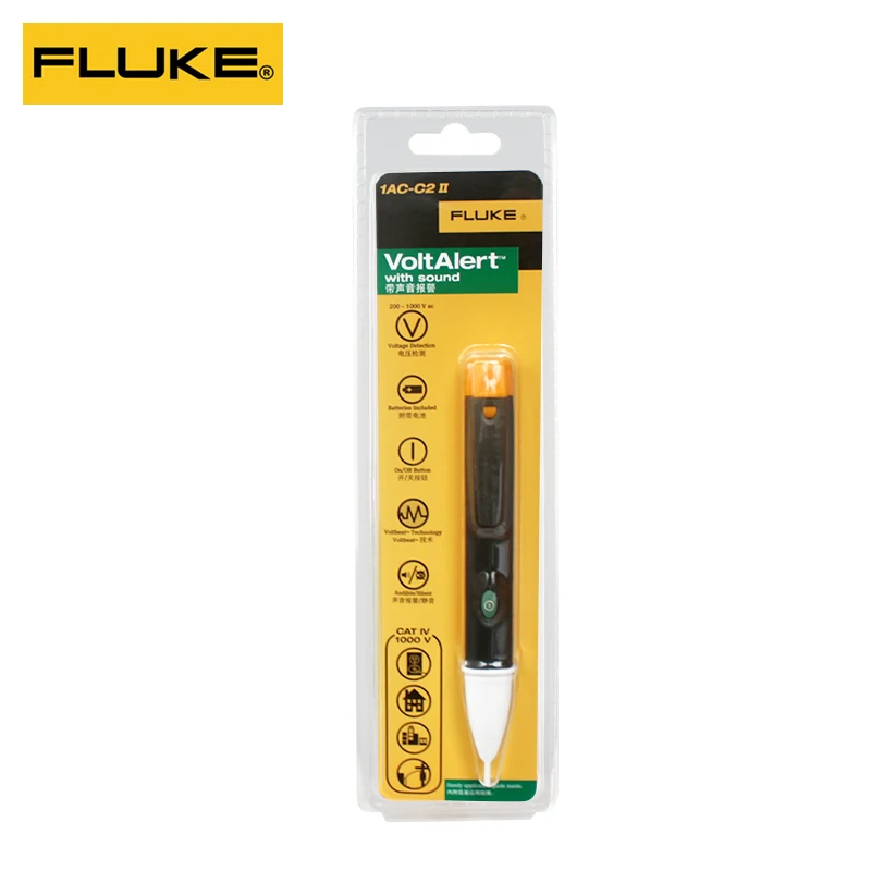 FLUKE 1AC C2II VoltAlert™Бесконтактный Тестер Напряжения переменного тока от 200 1000 В