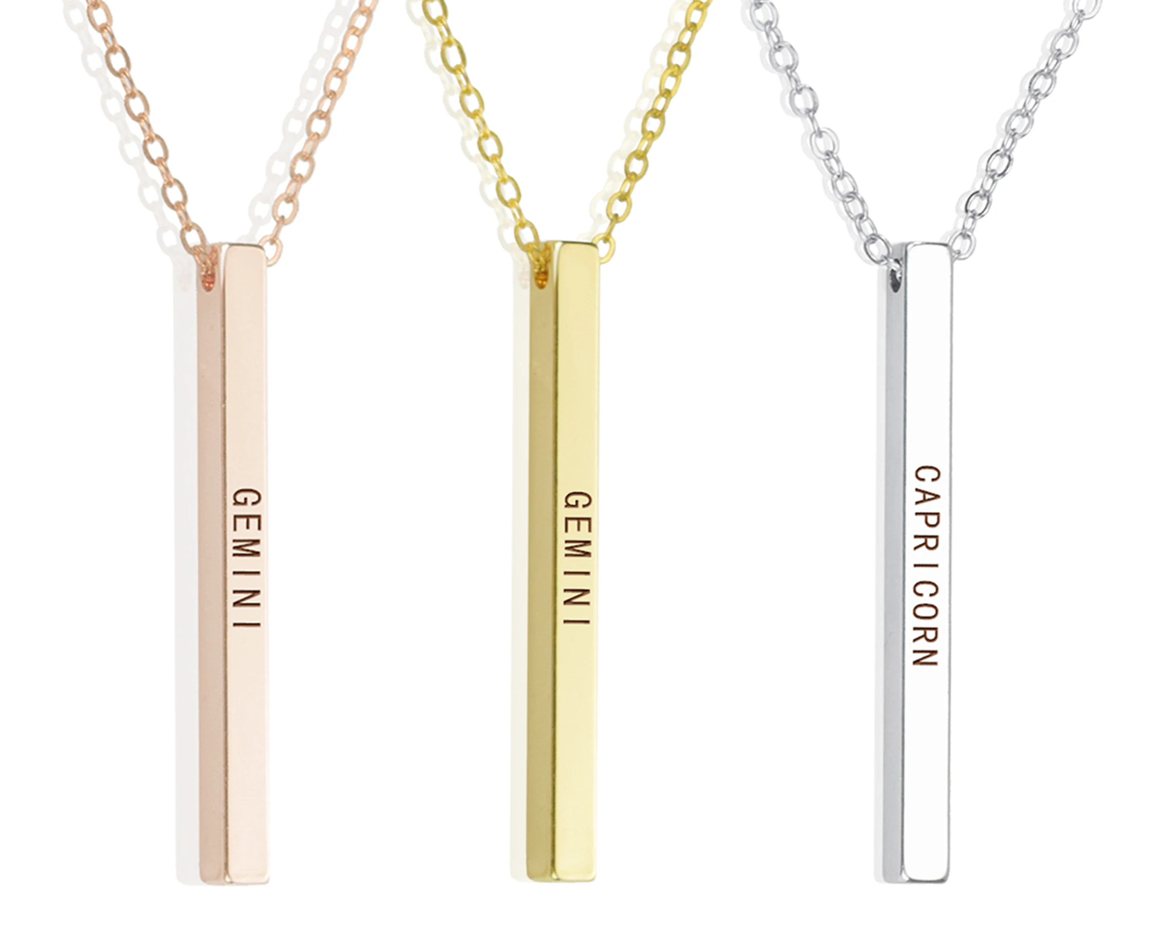 

Custom Spotify Scan Code Necklace Personality Letter Square Bar Engraved Text Pendant Mother's Day Gift