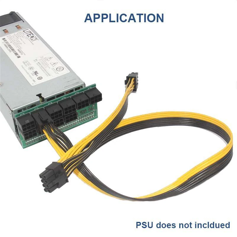 Модульный кабель PSU GPU 6 контактный к 2 PCIe 8 + Vidoe карта 6P двойному P разделитель