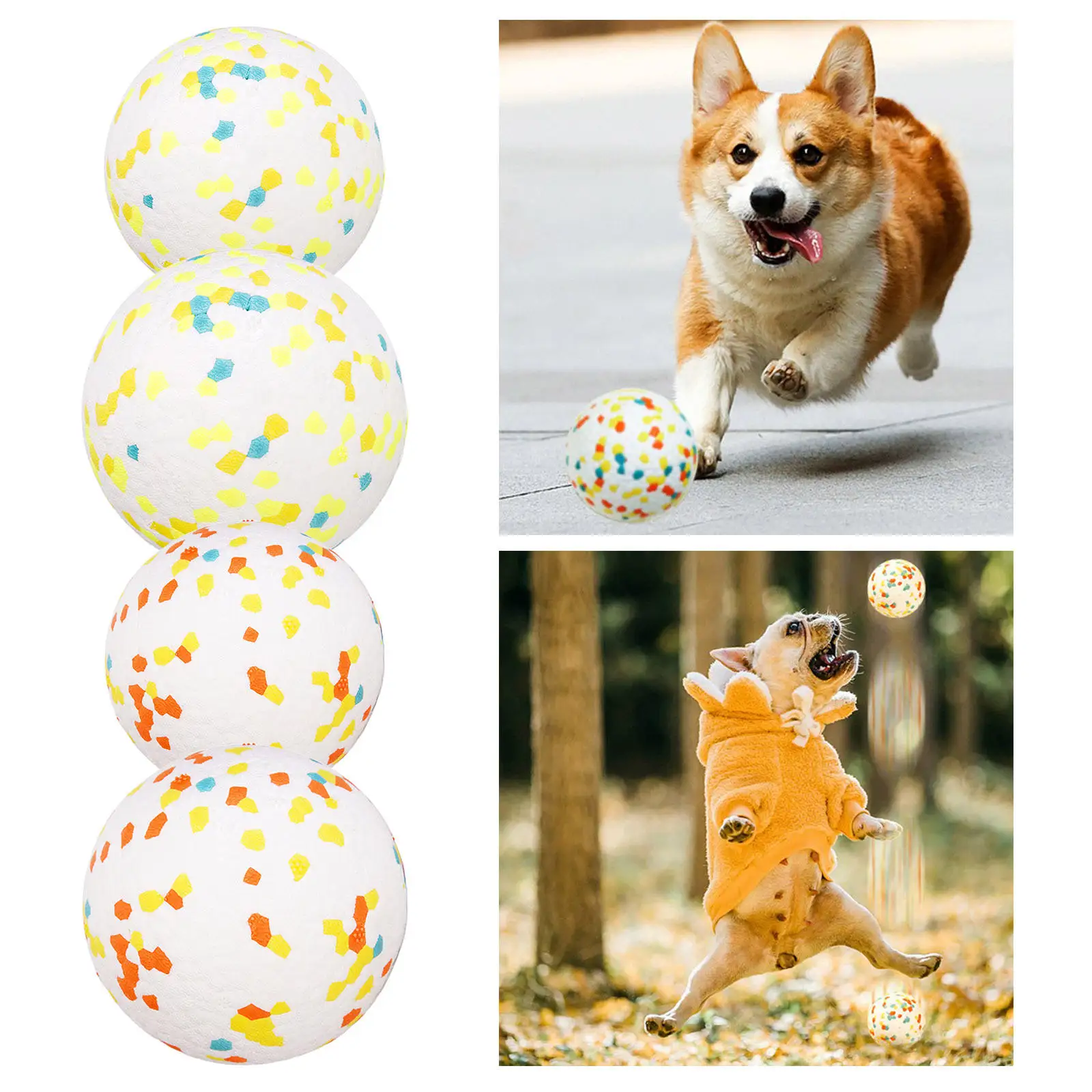 

Собачьи жевательные пищалки для жевательных косилок, Большие шарики для разных пород