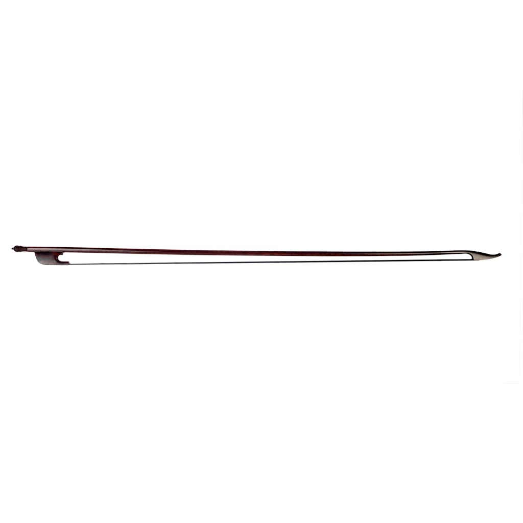 Baroque 4/4 Violin / Fiddle Bow Advanced German Snakewood Round Stick Black Mongolian Horsehair enlarge