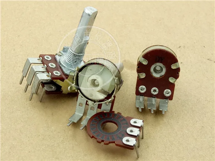 Тайваньский цифровой регулятор громкости двойной 16 типов с шагом 48 точек Длина