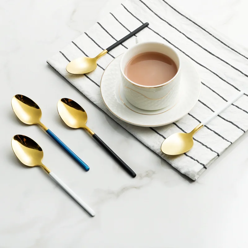 

Stainless Steel Coffee Spoon Creative Cat Spoon Teaspoon Dessert Snack Scoop Ice Cream Mini Spoons Tableware Kitchen Supplies