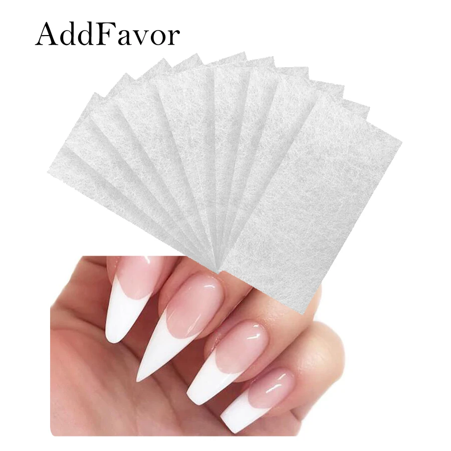 Наращивание ногтей из стекловолокна Addfavor 20 шт./упак. шелковые инструменты для