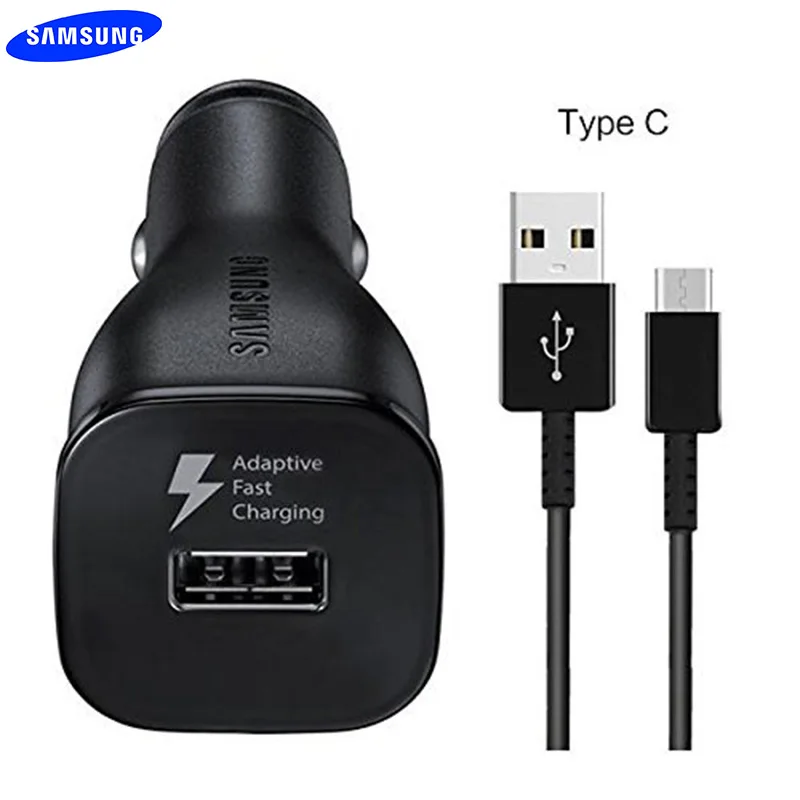 samsung s20 s10 s8 s9 plus note 10 8 car charger original dual usb adaptive fast charger 9v 1 67a quick charge 3 0 type c cable free global shipping