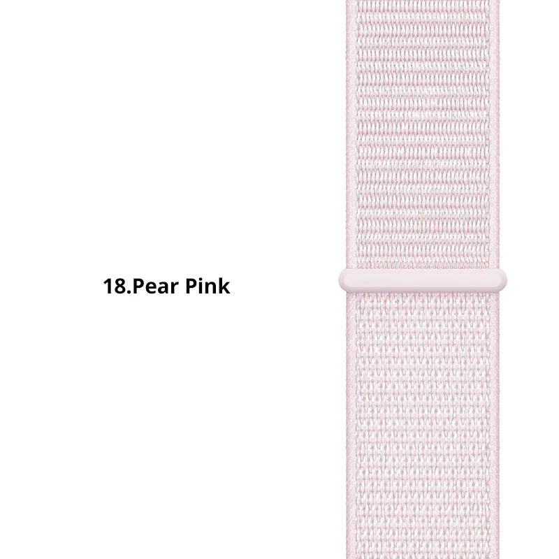 pink Нейлоновый ремешок 20 мм для Amazfit gts Bip, умный ремешок на запястье, нейлоновая петля, тканые часы для Amazfit Bip Pace, ремешок для часов, Brecelet - Цвет ремешка: pink