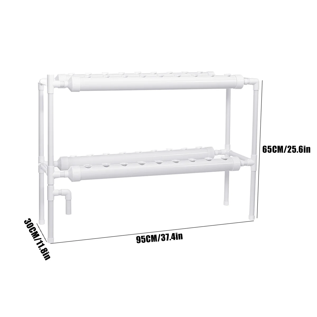 

Hydroponic System Site Grow Kit 36 Planting Sites Garden Plant Vegetables Tool Soilless Cultivation Plant Grow Kit Planting Rack