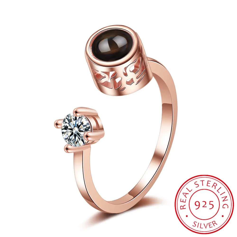 Женское кольцо из серебра 925 пробы с фианитом|Кольца| |