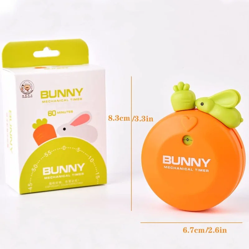 Кухонный таймер для приготовления пищи Мультяшные магнитные часы 60 минут