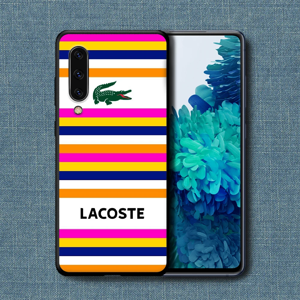 

French Luxury Brands LACOETE Phone Case For Samsung Galaxy A 3 5 7 8 10 20 20E 21S 30 30S 40 50 51 70 71 black Back Fashion Etui