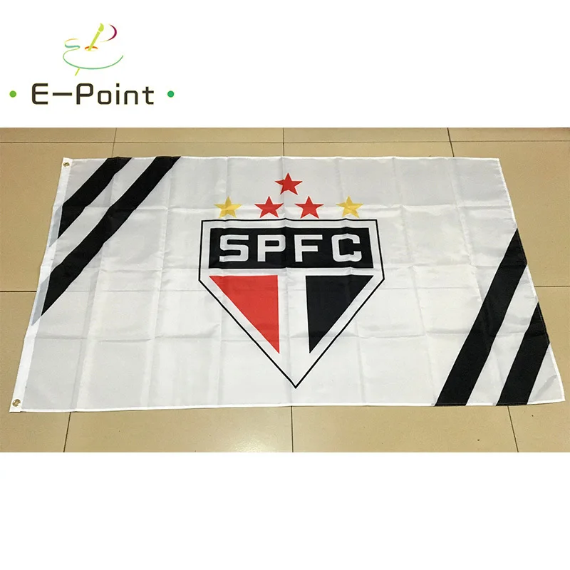 Бразилия(бразильский спортивный клуб) Sao Paulo Futebol Clube 3 фута* 5 футов(90*150 см) размер рождественские украшения для домашнего флага баннер подарки