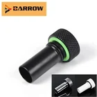 Курган Избегайте направления потока пузырьков длина фитинга 20 мм Отрегулируйте заливку жидкости в резервуар для поликарбоната, фитинг для водяного охлаждения, TWDLG-S