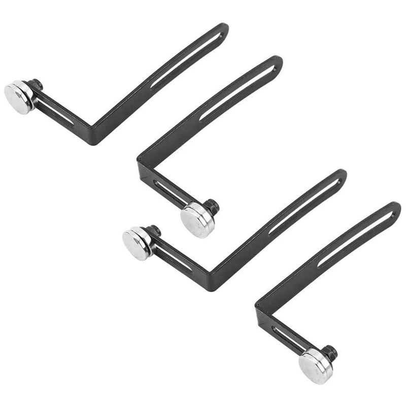 

2 Set RC Car Part: 1 Set Body Shell Mounting Set Kit & 1 Set RC Car Shell Body Mount Metal L-Bracket with Magnet