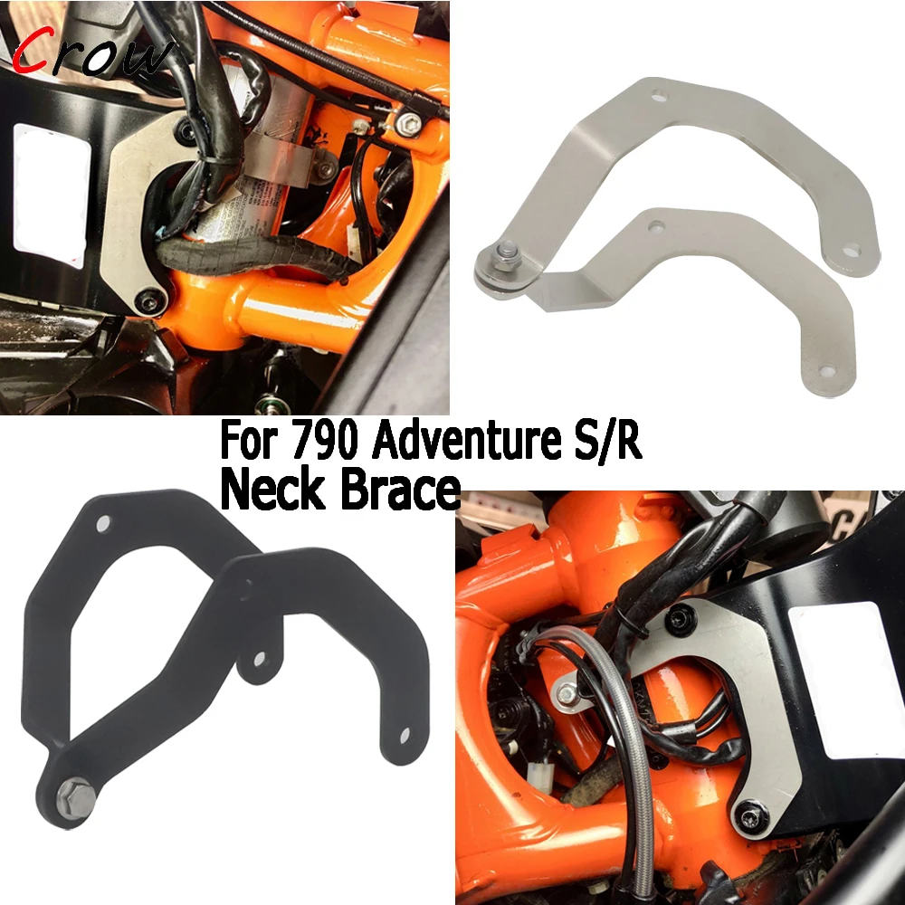 

For 790 ADV 790 Adventure R S 2019 2020 890 Adventure ADV 2020 2021 Motorcycle Headlight Reinforcement Bracket Set Neck Brace