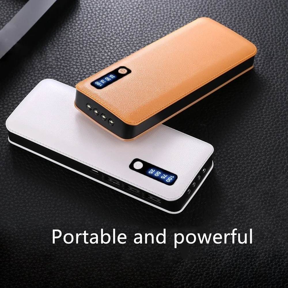 20000 мАч портативный внешний аккумулятор 3 USB LED батарея Powerbank Быстрая зарядка для