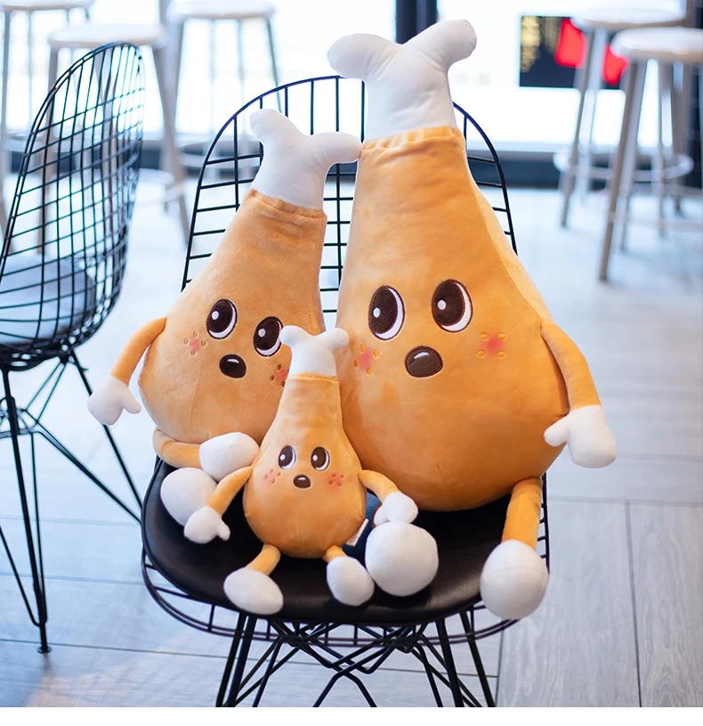 Гамбургер пицца курица барабанная палочка гренок с яйцом имитация мягкая