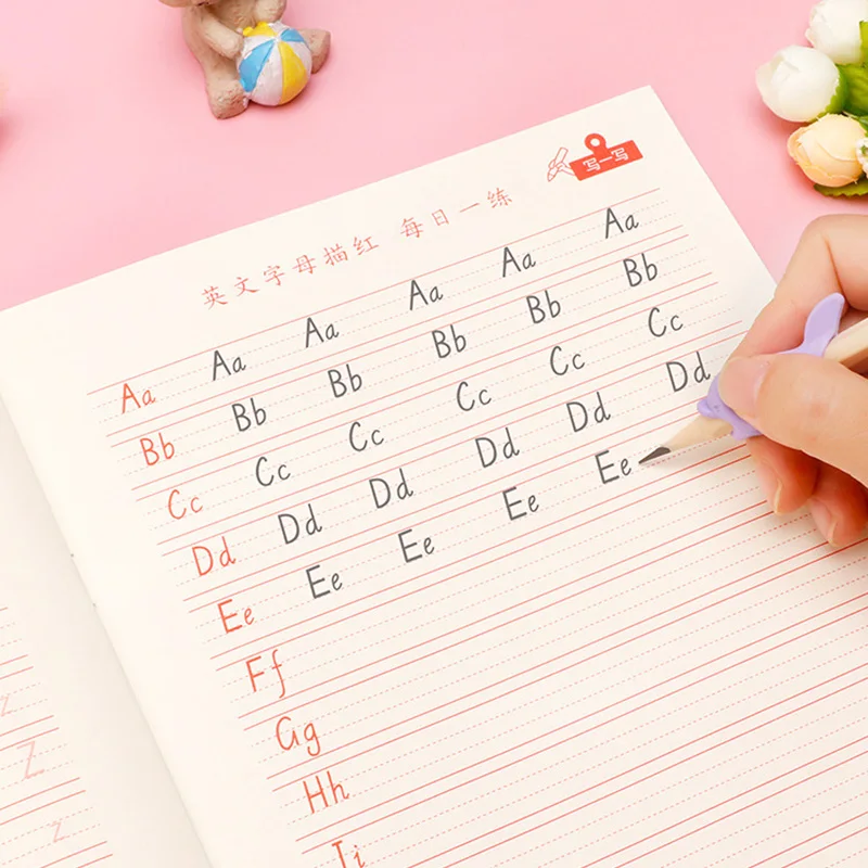 3 шт./набор Детская тетрадь на английском языке|Прописи| |