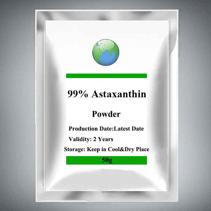 

Astaxanthin Powder 99 Organic,50-1000g Natural 99% Astaxanthin Powder Antioxidant To Delay Aging