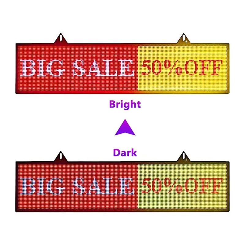 RGB (полноцветный) дисплей 40 &quotx9&quot светодиодный знак прокрутки для магазинов