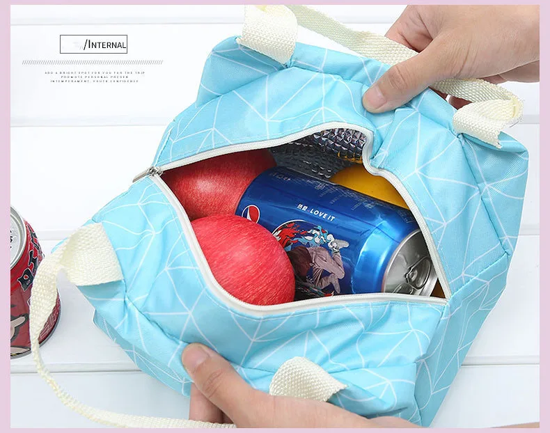 Новая портативная утолщенная сумка Bento, водонепроницаемая сумка, изолированная коробка для еды, для закусок, для путешествий, для пикника, сумка для хранения еды, сумка для женщин
